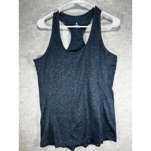 Icyzone Women's Blue Racerback Tank Top Size Large Activewear Gym Yoga
